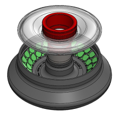 Angular rotor 48 x 2ml 45° with Lid